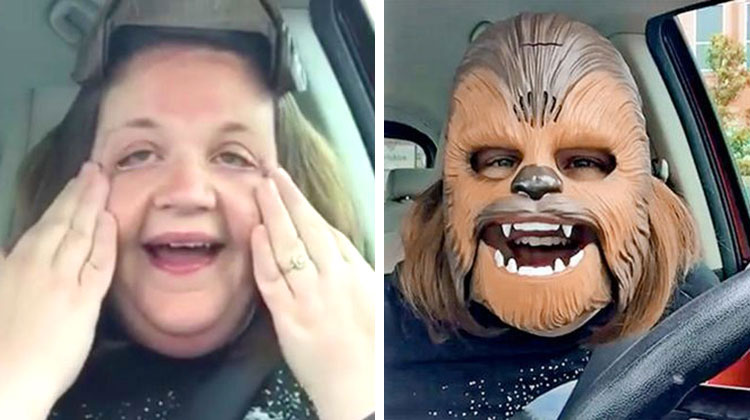 Lady Chewbacca Mask