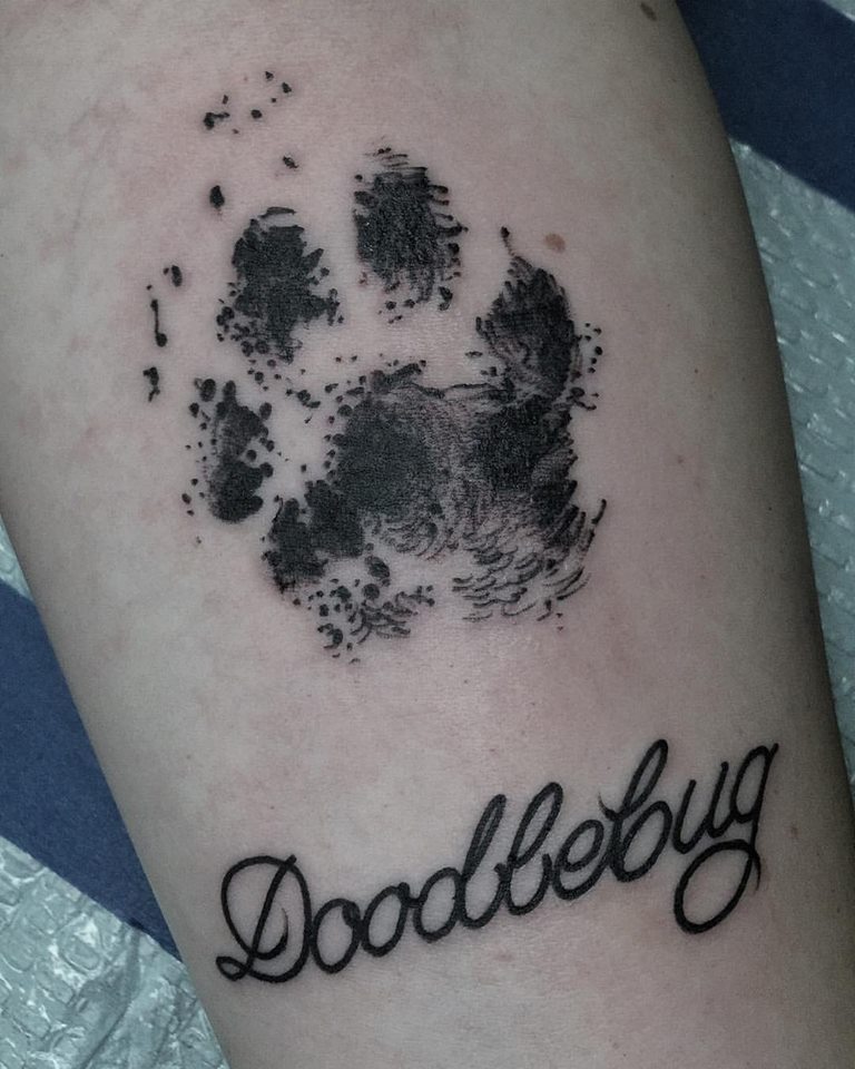 18 Gorgeous Paw Print Tattoos For Anyone Whose Dog Is Part Of The ...