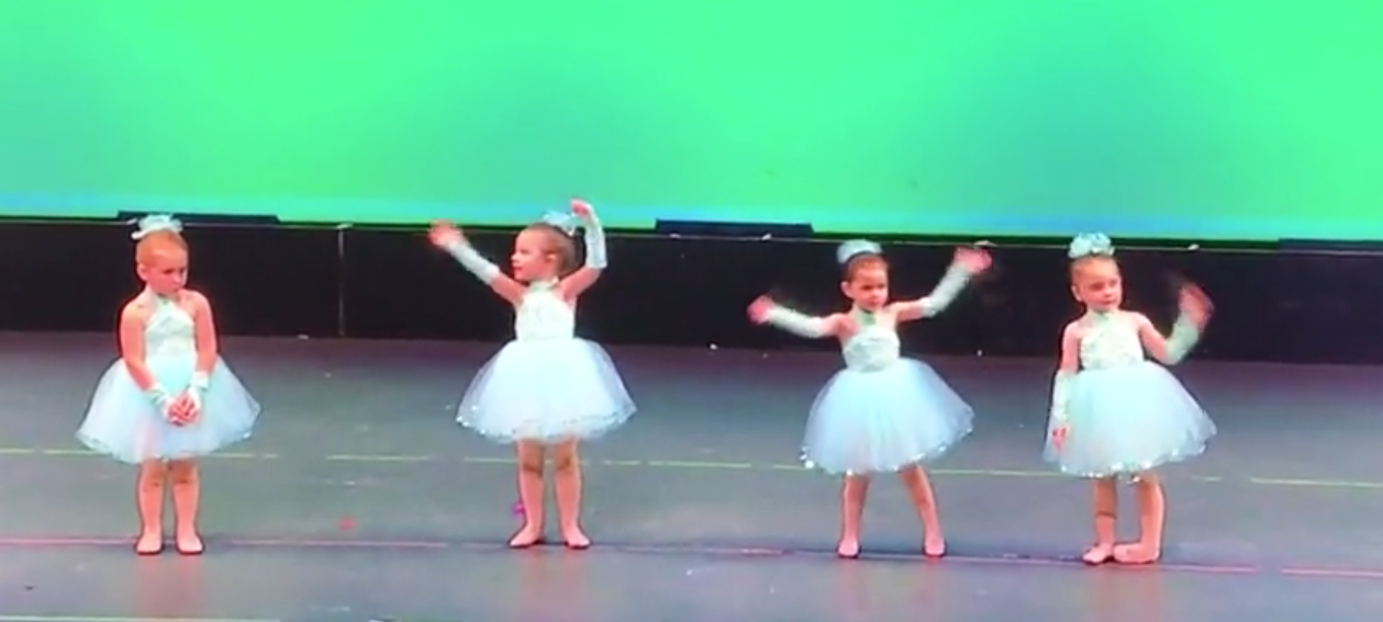 Tiny Ballerina Refuses To Dance At Recital - InspireMore