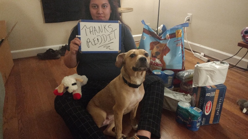 Reddit Helps Woman With Food When She Can't Feed Dog - InspireMore