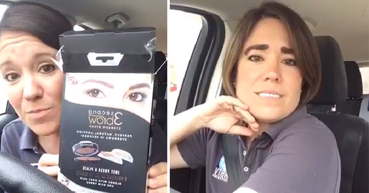 Reporter Kristen Hampton Reviews 3 Second Brows Product InspireMore