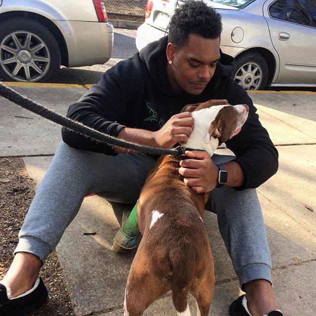 NFL Player Ronnie Stanley Adopts Dog Nobody Else Wanted - The Dodo