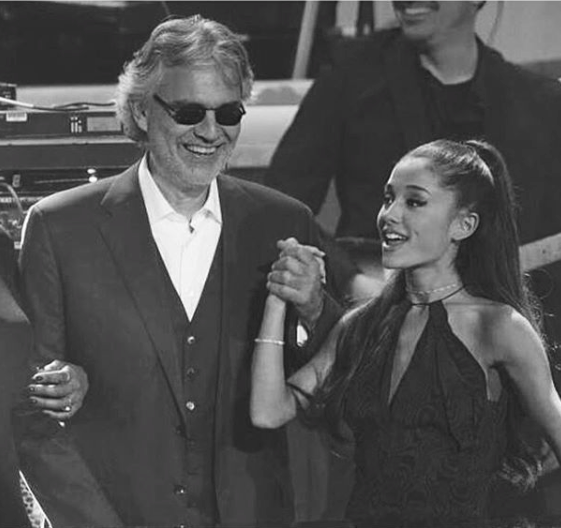 ariana grande andrea bocelli