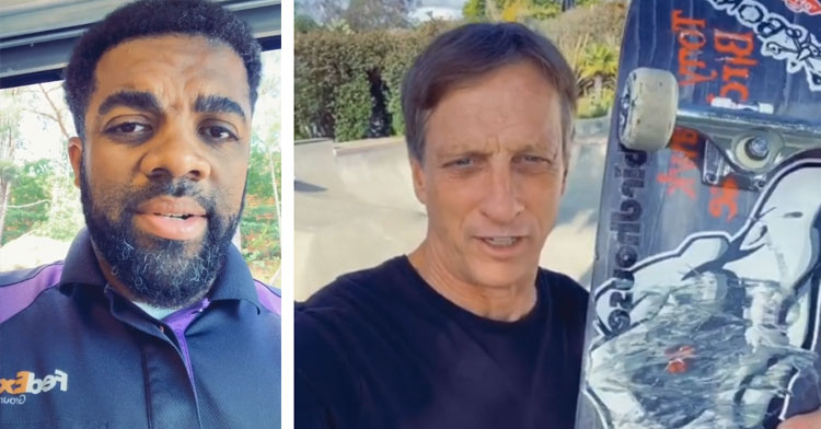 FedEx Driver Goes On Special Mission To Make Sure Tony Hawk Gets Tiny ...