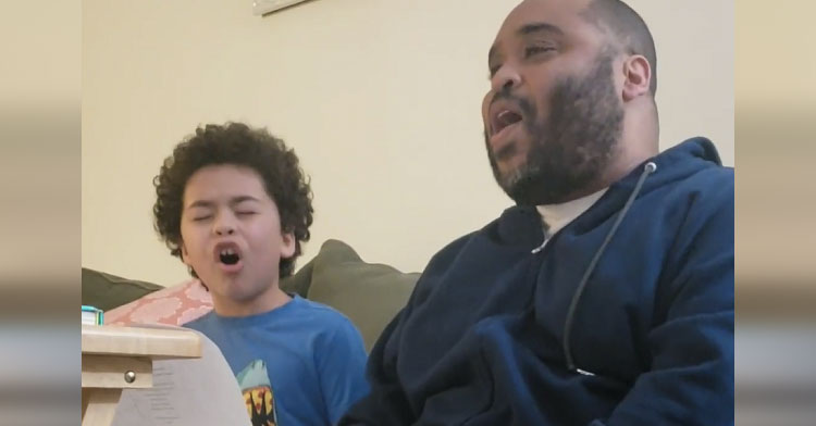 Father & Son Rock Out To Queen In Epic Couch Concert. – InspireMore