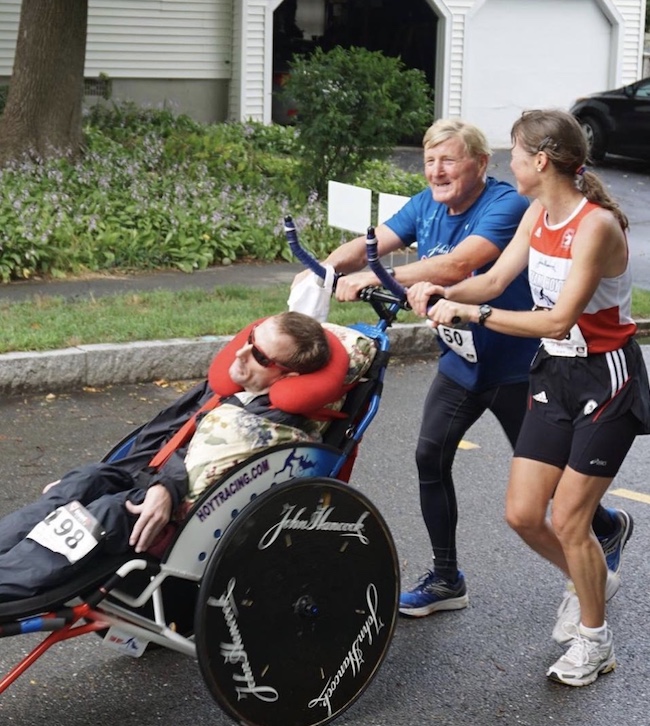 Father And Son In Wheelchair Team Up For 32 Marathons — And Leave ...