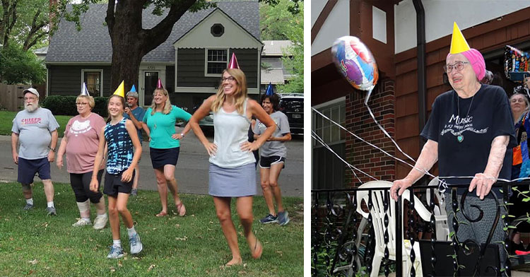 Watch CBS Evening News: Neighbors surprise Hokey Pokey fan