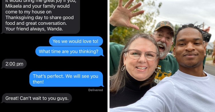 Grandma And The Man She Accidentally Invited To Thanksgiving Reunite ...