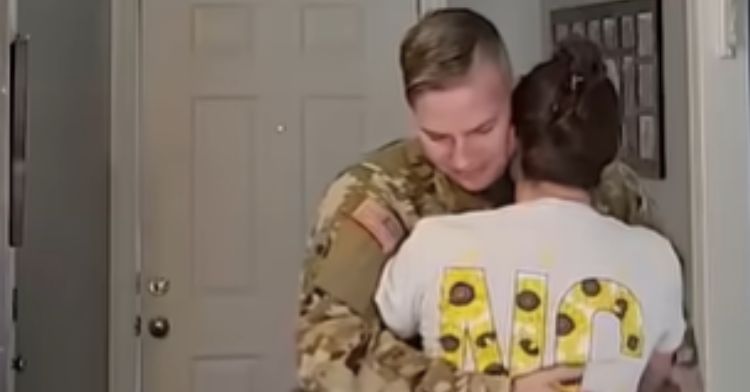 A military couple finds out they're having a baby.