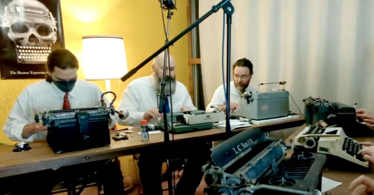 The Boston Typewriter Orchestra tries out for the Tiny Desk Contest.
