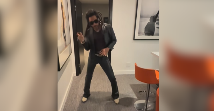 lenny kravitz dancing