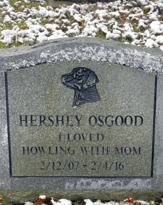 Hershey Osgood headstone