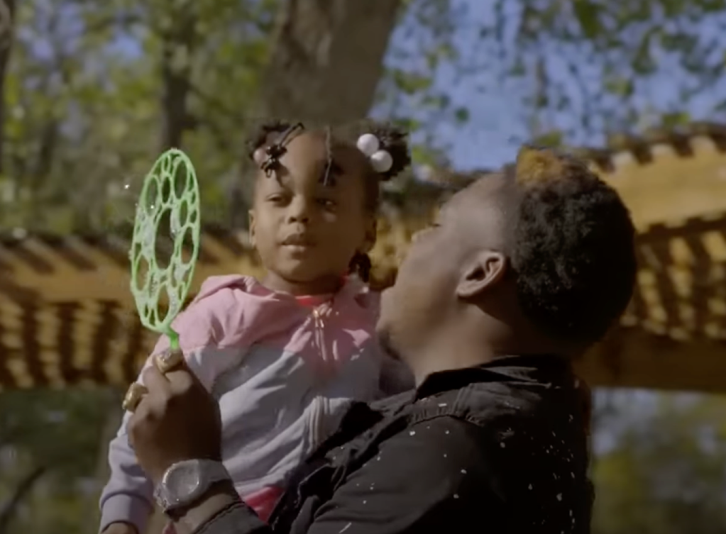 Odell Bunton Jr. and his daughter