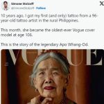 How 106-year-old Apo Whang-Od Became Vogue's Oldest Cover Model