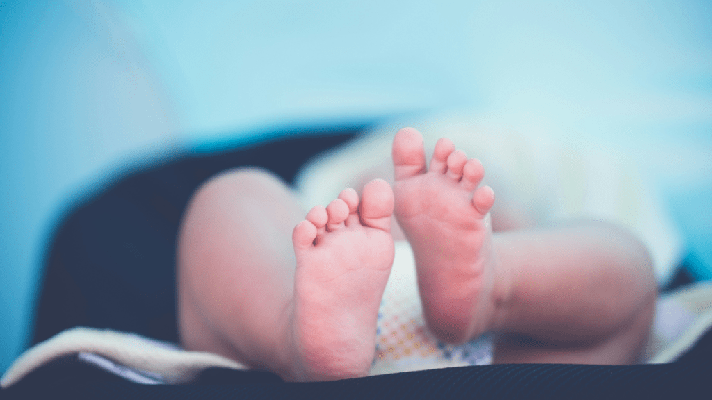 image of a baby's feet