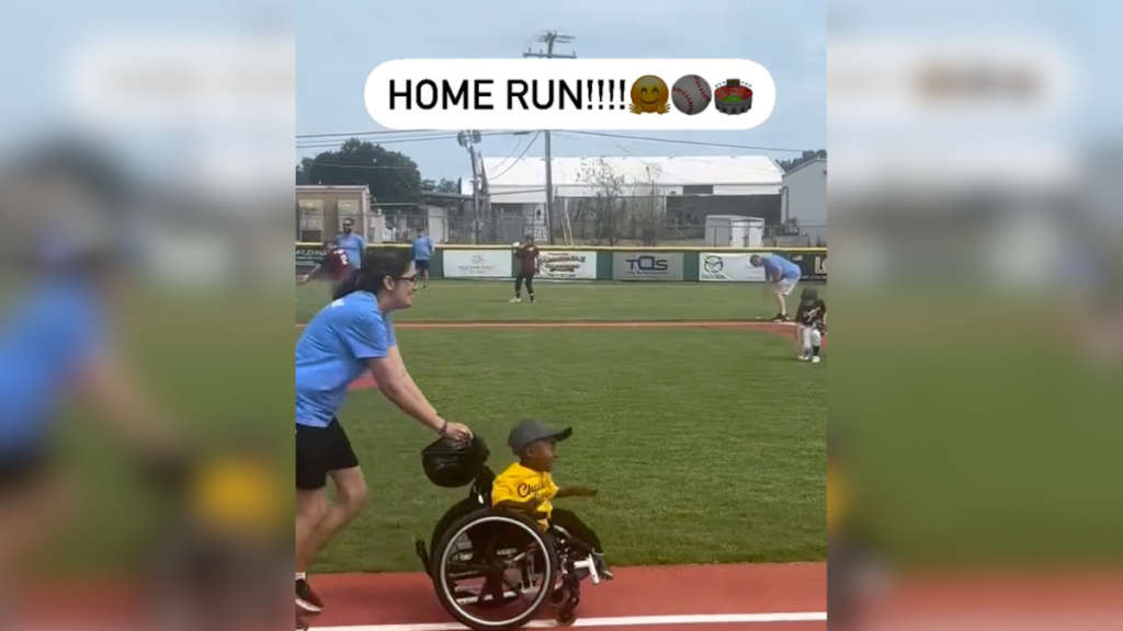 little boy home run