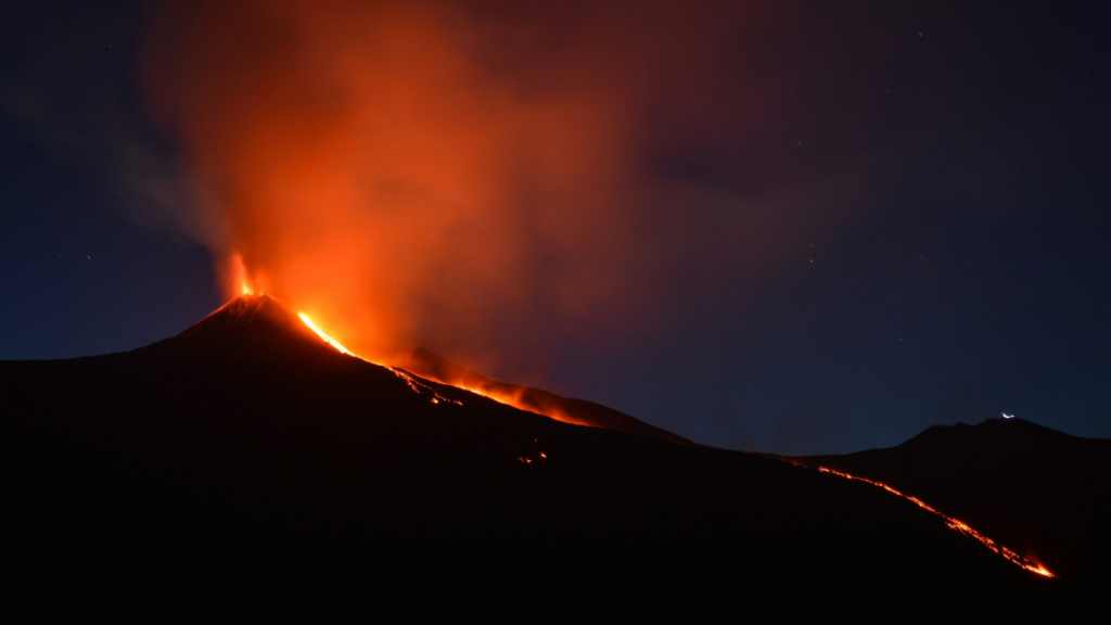 Northern Lights Volcano