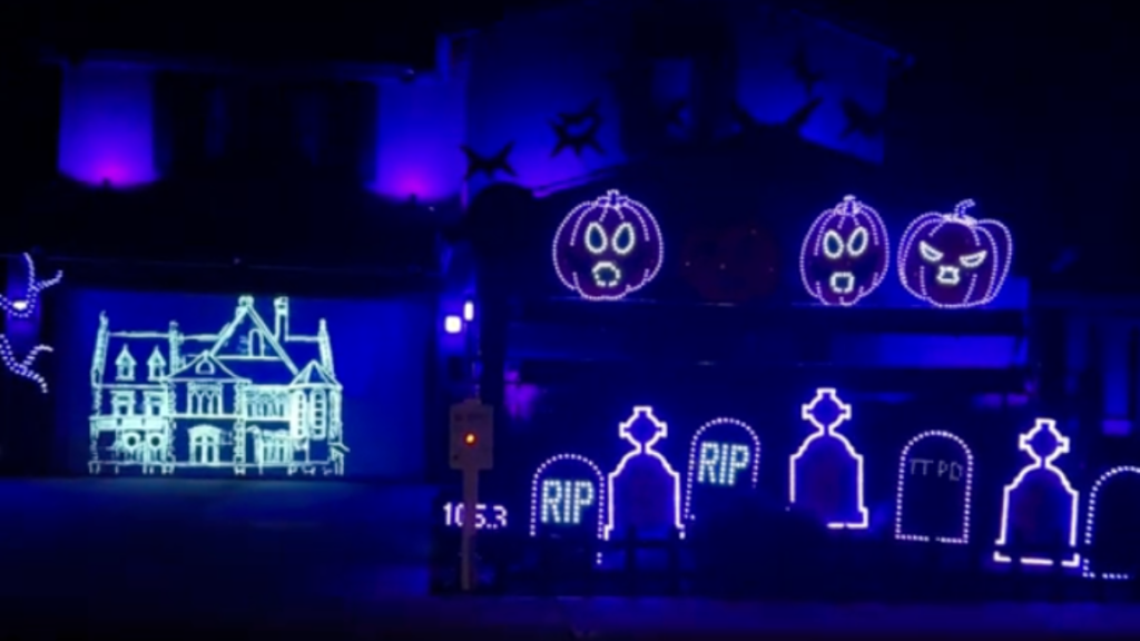 Taylor Swift Halloween Light Show