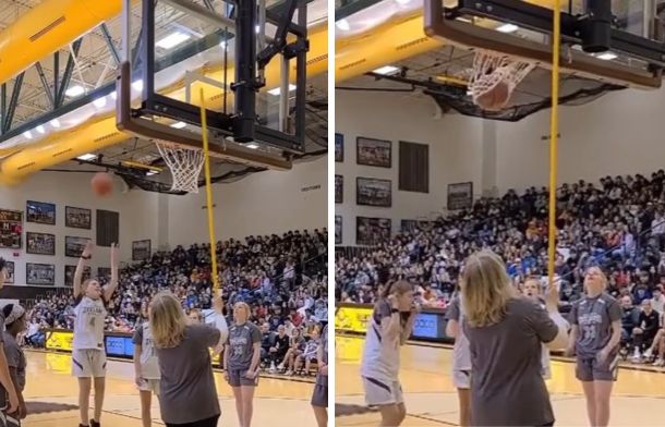 You Could Hear A Pin Drop: Basketball Crowd Goes Completely Silent For The Perfect Moment