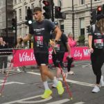 Tim Marovt participating in the London Marathon.